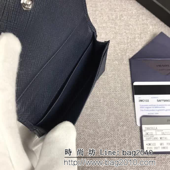 PRADA普拉達 專櫃最新款式 爆款男士卡包 2MC122 DD1068